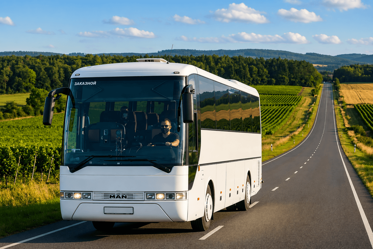 MAN Lion's Coach — туристический автобус Курай-Авто для междугородних перевозок